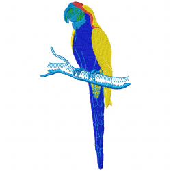 Parrots Embroidery Design 6 Parrots Embroidery Design 6